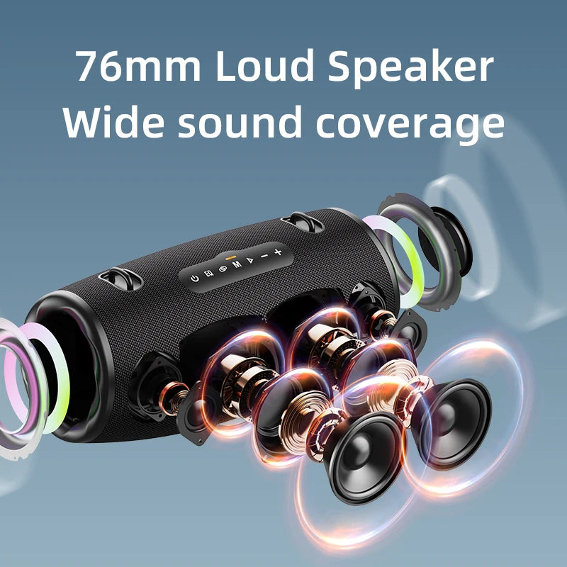ZEALOT-S87 Outdoor Portable Wireless Bluetooth Speaker 80W High Volume Subwoofer Sound  Performace IPX6 Waterproof camping Secondary image