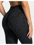 Teveo Tight-fitting Leopard-print Seamless Yoga Pants with Nude-skin High Elasticity Suitable for Fitness Running Pants