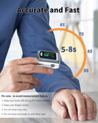 【Local Shipping】HealthTree Finger Pulse Oximeter Blood Oxygen Saturation SpO2 PI Oximetro Oxymeter Bluetooth APP Control