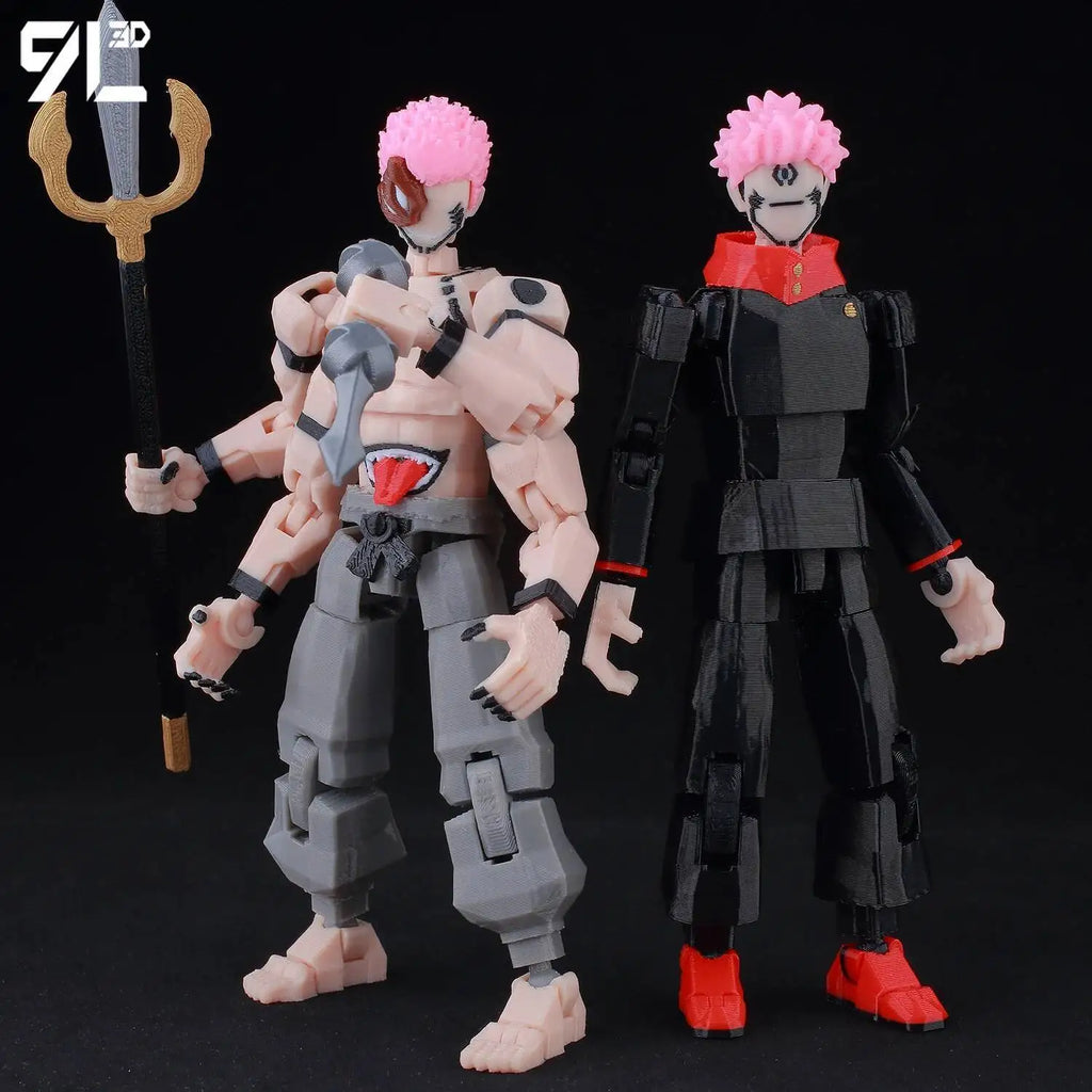 9L3D Lucky13 Gojo Sukuna Jujutsu Fushiguro Toji Gojo Satoru Action Figure Dummy13 T13 Multi-Jointed Collectible Toys Titan13