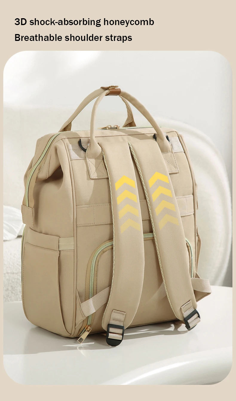 Fashion Mommy Backpack Large Capacity Diaper Bag Multifunctional Travel Baby Bag Maternity Backpack for Women Waterproof