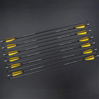Toparchery 6/12/24pcs 33" Archery Pure Carbon Arrow ID6.2mm Spine 400 with 4'' Natural Feather for Outdoor Shooting Hunting