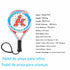 Kawasaki Padel Tennis Carbon Fiber Soft EVA Face Tennis Paddle Racquet Racket with Padle Bag Cover Power Beach Tennis Paddle