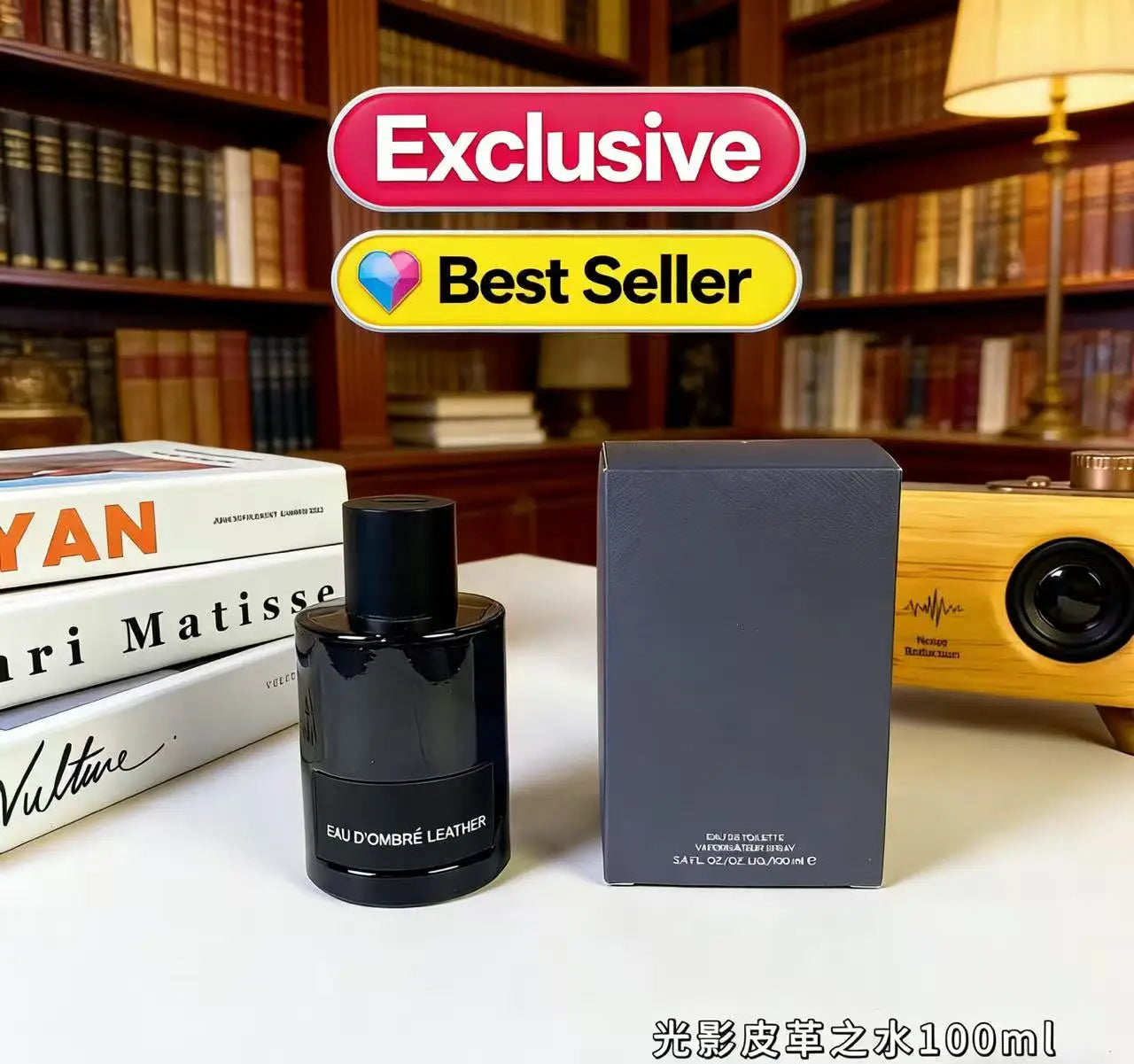 Hot Brand Best Selling 100ml TF Perfume Eau Ombre Leather For Men And Women, Indoor And Outdoor Use Long-lasting Good Scent Main image