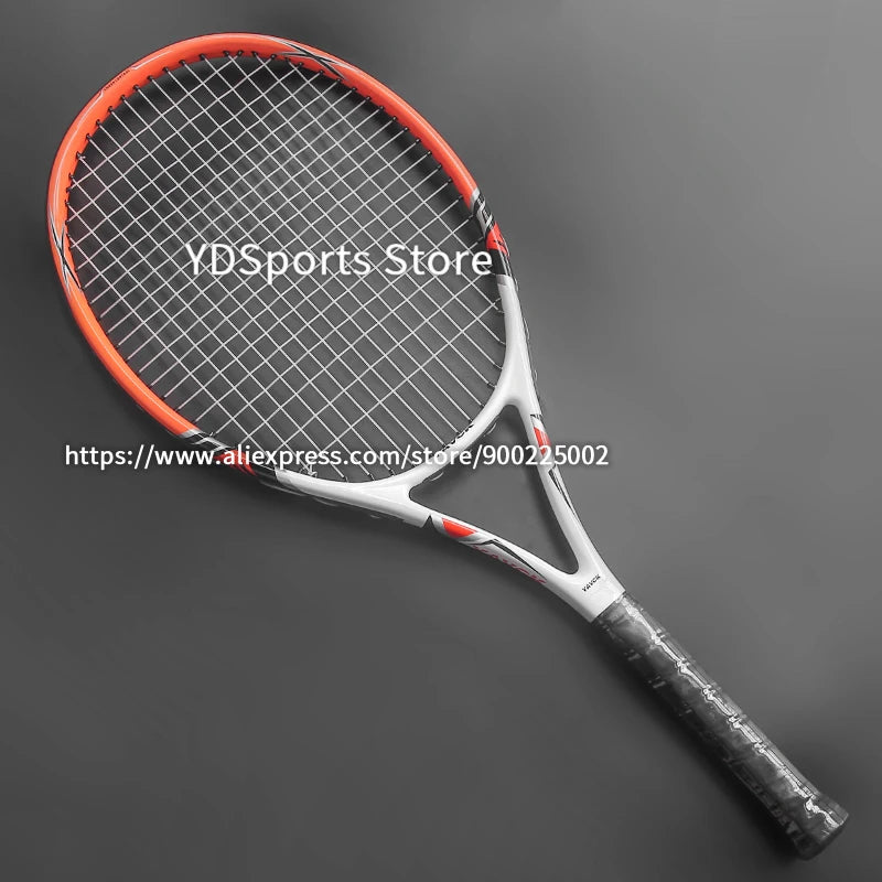 Professional Ultralight Racquet Composite Carbon Aluminium Alloy Tennisracket 45-55LBS Training Tennis Rackets Unisex Trainer