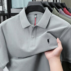 100% pure cotton short sleeved polo shirt high-end luxury brand fashion Paul Pony embroidery golf men's business casual T-shirt