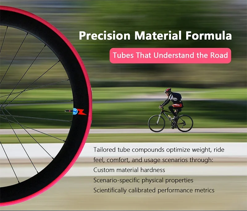 RideNow 700c Tpu Inner Tube 700Cx18-32C/32-47C Road Gravel Bike Plastic Valve & Removable Metal Valve Core External Thread Tube