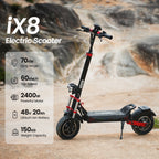 iScooter iX8  Adult Electric Scooter 2400W  Motor 48V20Ah Battery 12  Inch Off Road Pneumatic Tires Foldable  E-scooter