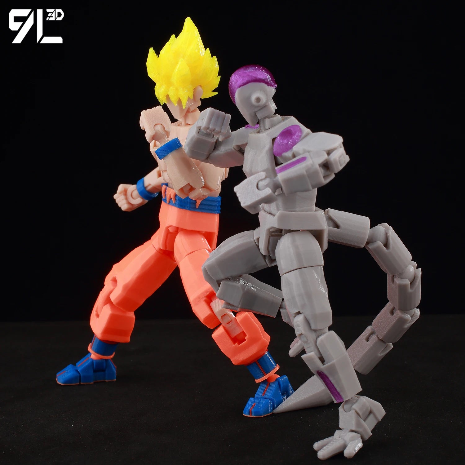 9L3D Printed Dragon Ball Son Goku Vegeta Beerus Frieza Anime Lucky13 Dummy13 Titan13 Action Figures Multi-Jointed Movable Toys