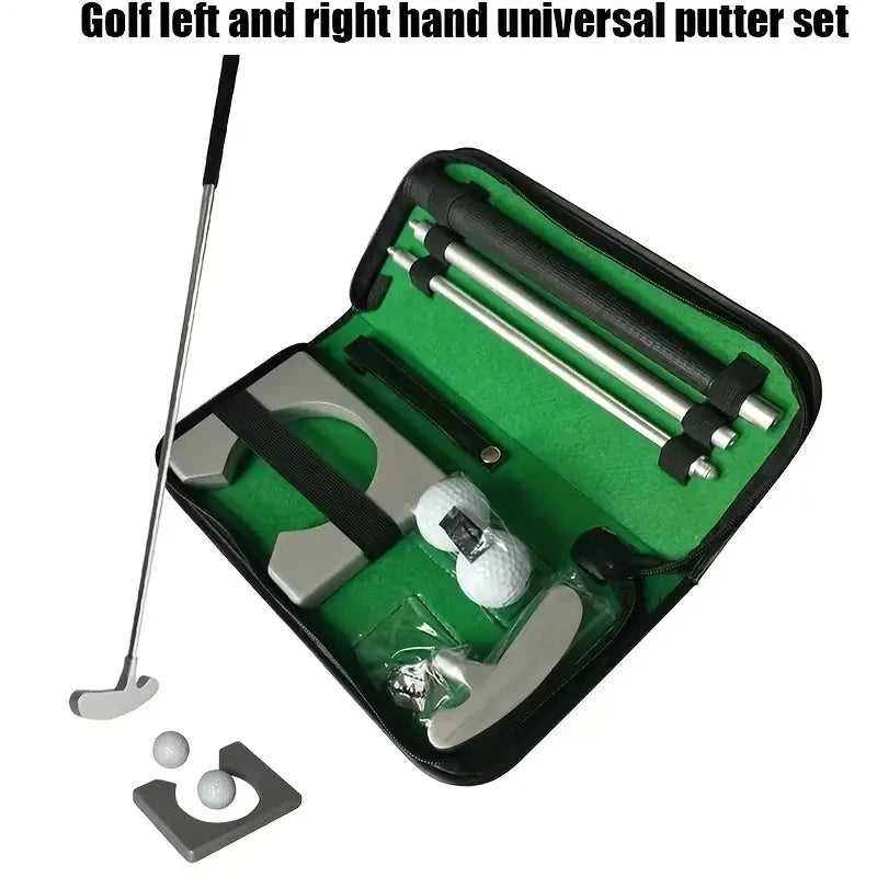 Mini Indoor Putting Green - Potty Putter Game with Putter, Hole Cutter, Putting Cup Office Golf Kit Main image