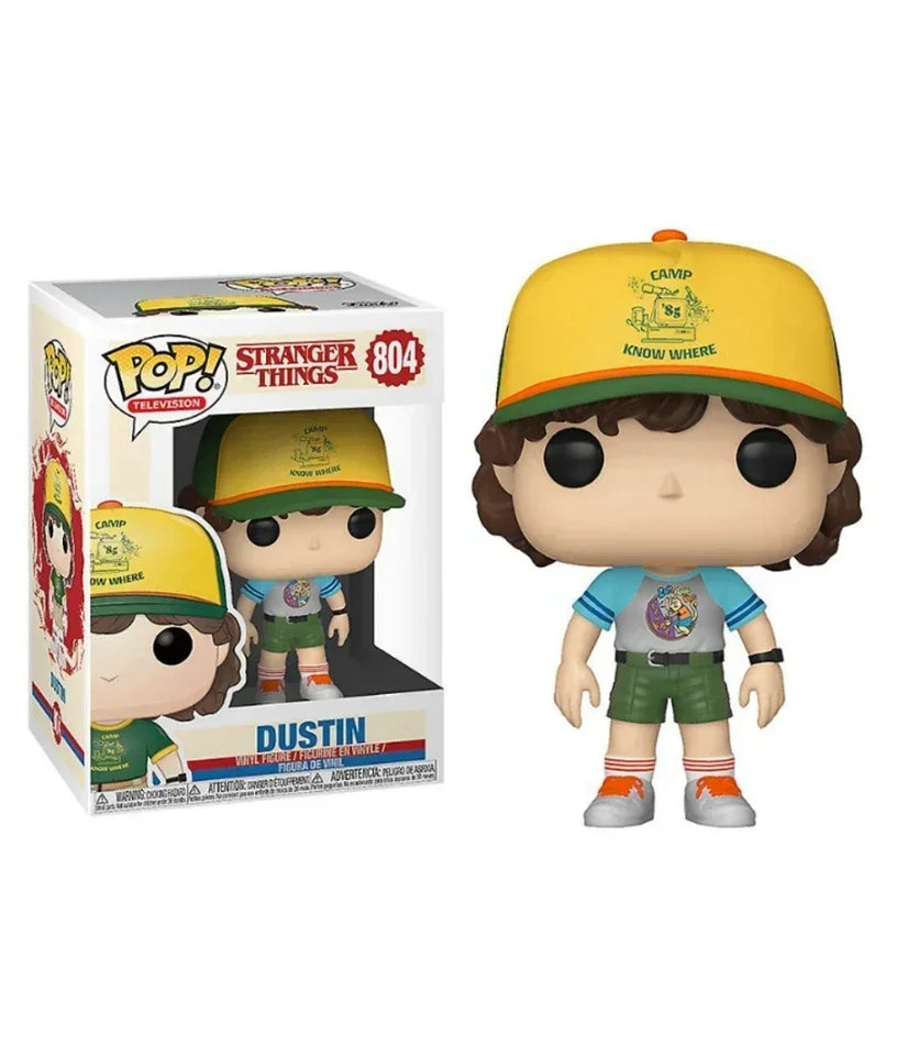 NEW!!! FUNKO POP Stranger Series #1462 Eddie #1250 Dustin Steve Robin Eleven Vinyl Action Figure Collection Models for Gifts