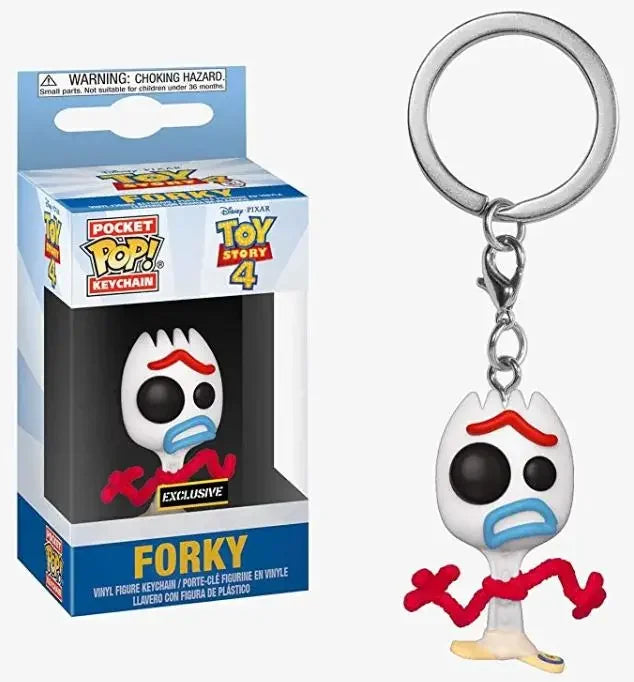 Funko POP Toy Story 4 Forky Slinky Dog Woody Buzz Lightyear Alien Keychain Action Figure Collection Model Toys for Children Gift