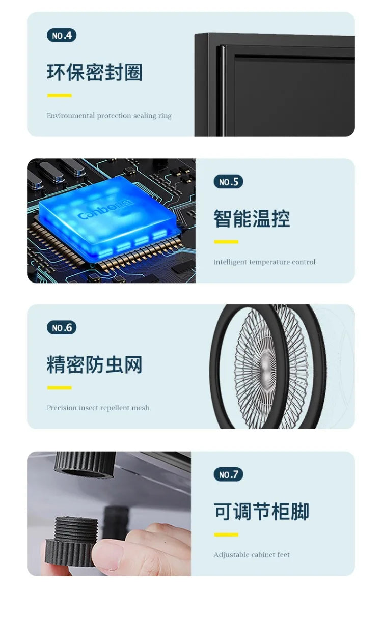220V Kangbao Disinfection Cabinet Portable Kitchen Sterilizer New Desktop Dryer Storage All in One