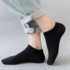 10/20/30Pairs Men's Socks Ankle Socks White Black Breathable Comfy Sweat-absorbing Boat Socks Unisex Casual Solid Short Socks