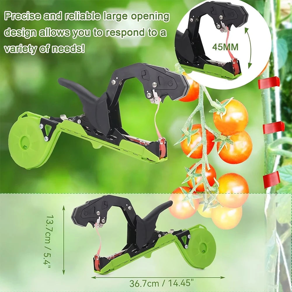 Tomato Binding Machine - New Gardening Tool for Seedling Vine Binding Vegetable Tapener Tapes for Home Garden Branch Tying