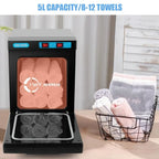 5L UV Sterilizer Towel Warmer, 150W Fast Heating Aluminum Chamber, Professional for Spa & Beauty Salon Hygiene