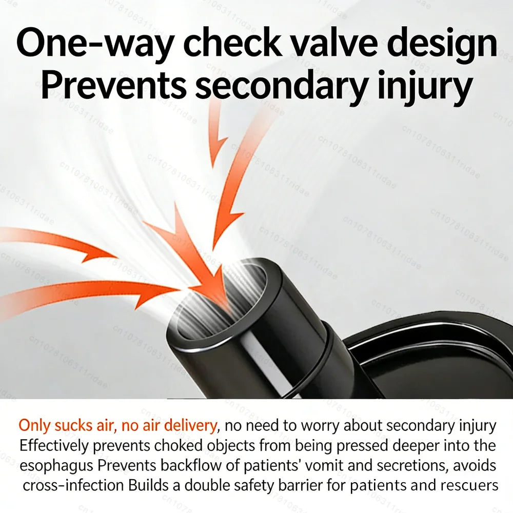 Protable Automatic Anti Asfixia Device,first Aid Kits Choking Rescue Device ,child&adult Emergency Sucker Asphyxia Rescue Tools