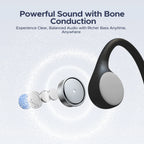 DOOGEE BoneBeat Run Bone Conduction Headphones Open-Ear Wireless Sports Earphone 10 Hours Battery Life for Running, Cycling