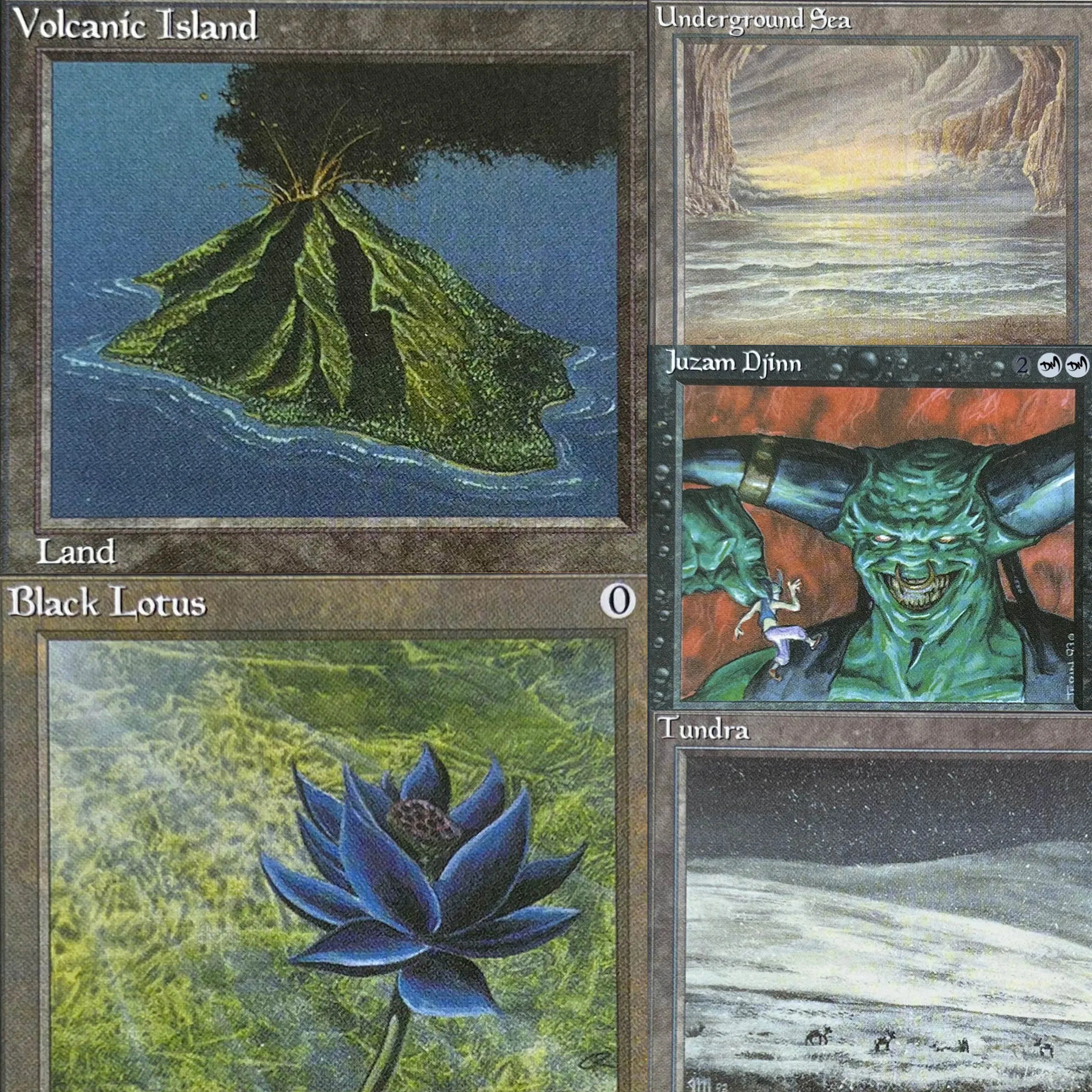 unlimited Revised MIX2/002 Tcg dual lands unlimited proxy magical cards tundra scrubland home play Revised underground gathering Main image