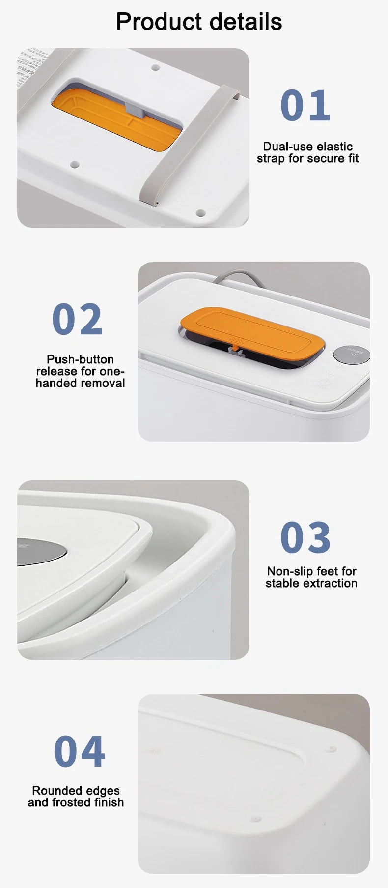 Portable Baby Wipes Heater Wet Towel Dispenser Thermostat Warmer Tissue Paper Case Napkin Electric Heating Insulation Display