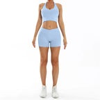 Scrunch Sports Suit Women's Yoga Set Gym Wear Sexy Sports Bras and Flared Leggings Sets Fitness Outfits Female Workout Clothes