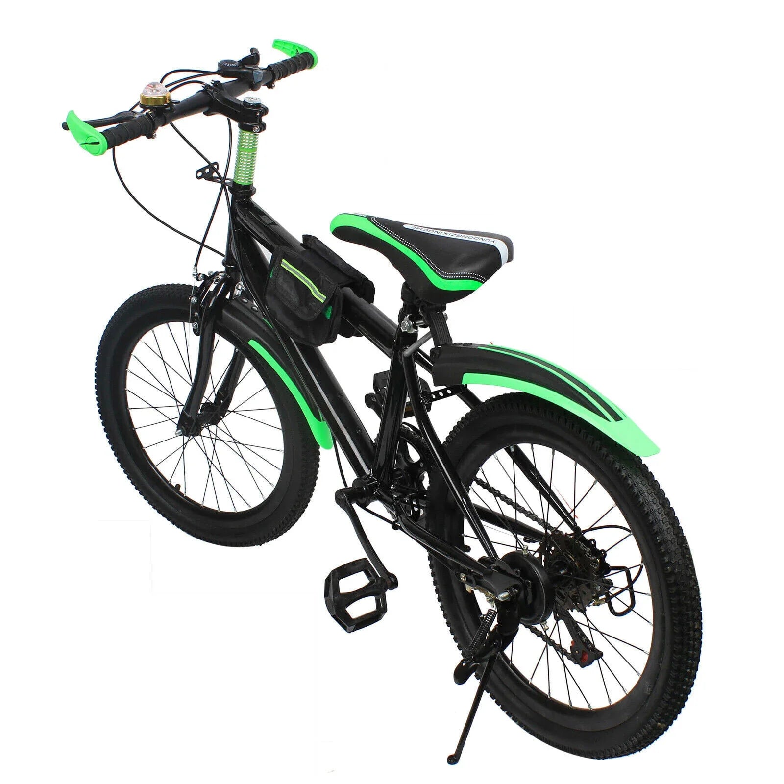 20 Inch 7 Speeds Mountain Bike Adjustable Children's Bicycle with Storage Bag and Compass Bell Braking System Bike Main image