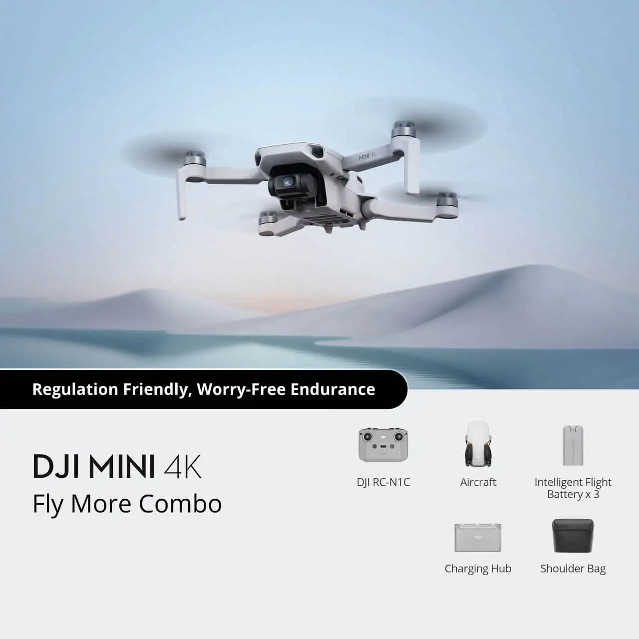 DJI Mini 4K Drone Camera 249g 3-Axis Gimbal Stabilization 10km Video Transmission Auto Return Resistance Long Battery Original C0