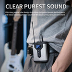 Stereo UHF in-ear monitoring wireless system DT1/2/4 transmitter and receiver of live music stage performance studio