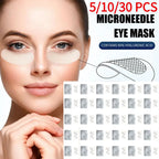 5/10/30PC Microneedle Eye Patches Mask Korean Skin Care Hyaluronic Acid for Anti Wrinkle Aging Dark Circle EyesMask Moisturizing