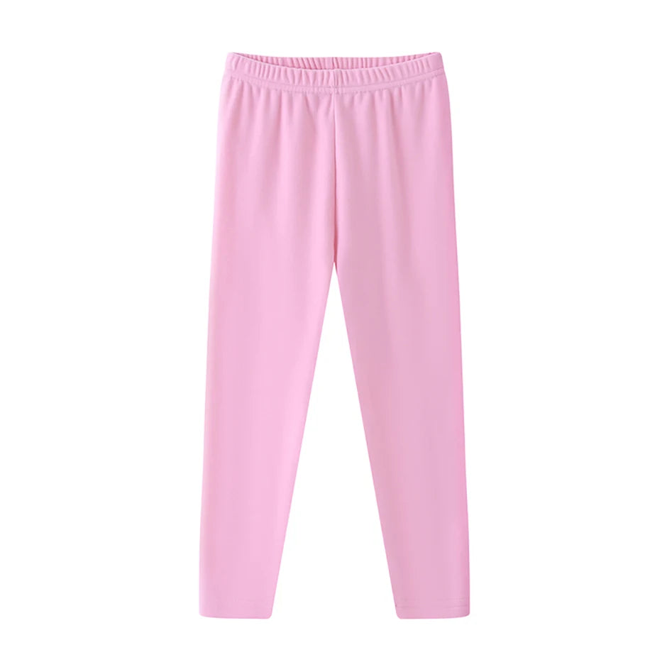 3/4-piece Autumn/Winter Children's Multi-color Combination Fashionable Slim Fit Leggings For Girls Sports And Casual Warm Pants