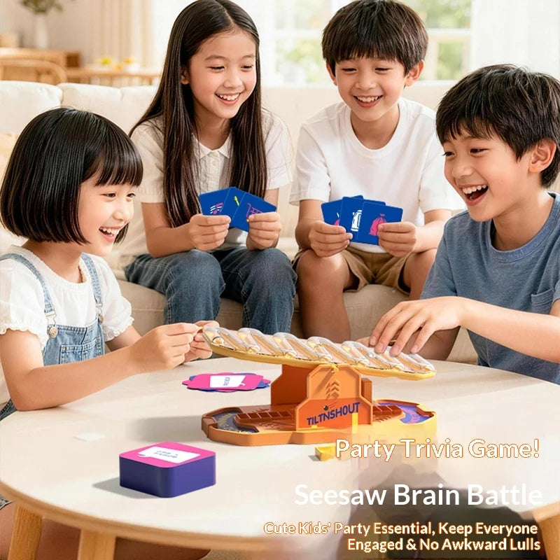 TILT N SHOUT: A Family Edition of the Best-Selling Tilt-and-Shout Board Game with Competitive Question-and-Answer Gameplay