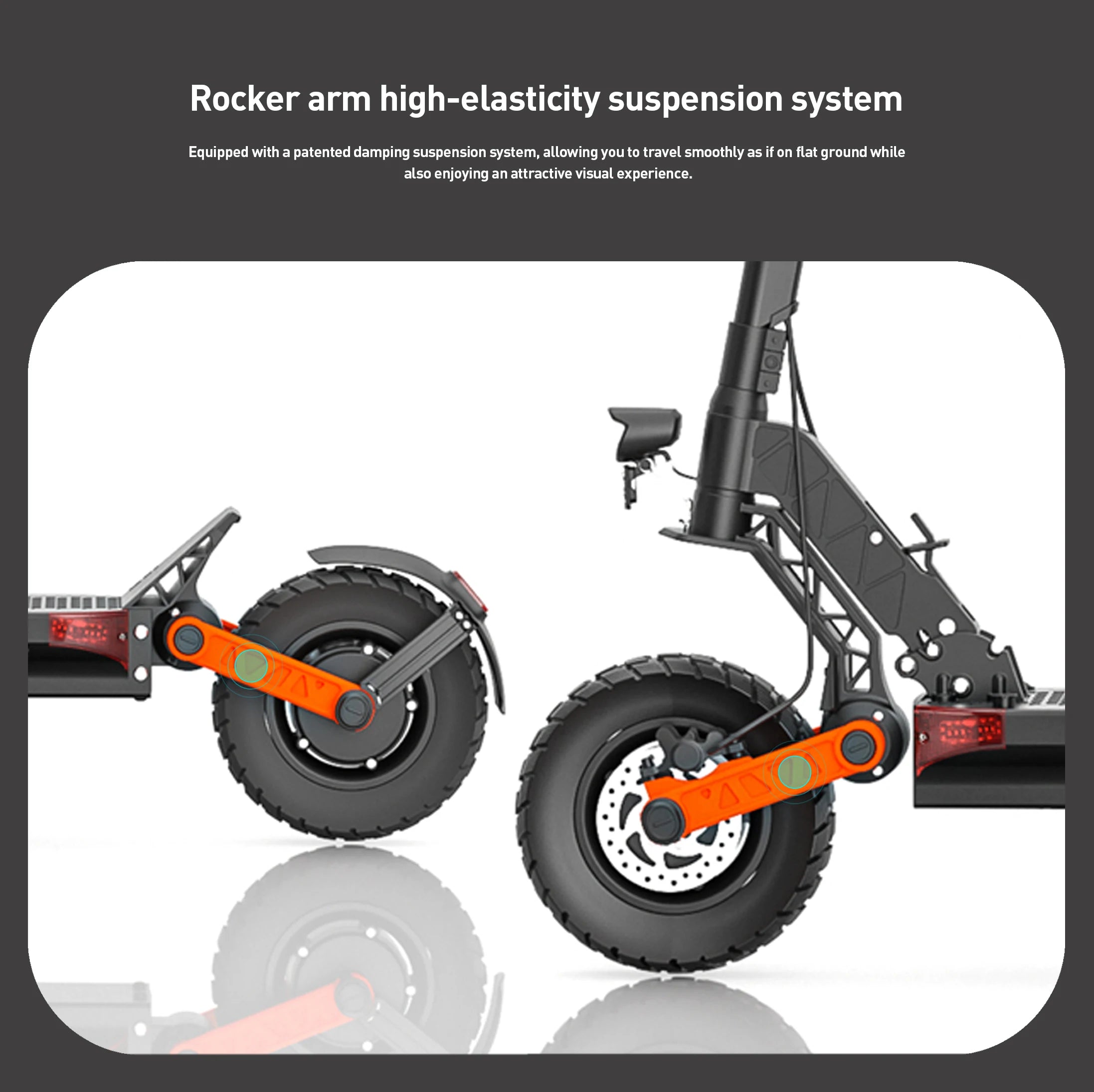 JOYOR S10-S-Z E Scooter 60V 18Ah Dual Motor 2000W 10 Inch Tire Adult Black Escooter Max Speed 65km/h Range 70-85km
