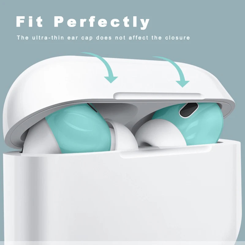 For AirPods Pro 2 Silicone Protective Case Skin Covers Earpads For Apple AirPod 2 Generation Ear Tips Earbuds Covers Accessories