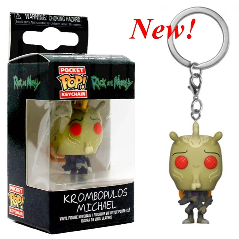 New FUNKO Keychains Disney Demona Princess Bella Ariel Alice Anna Elsa Bell Jack Sally stitch Action Figure Toys Ornaments