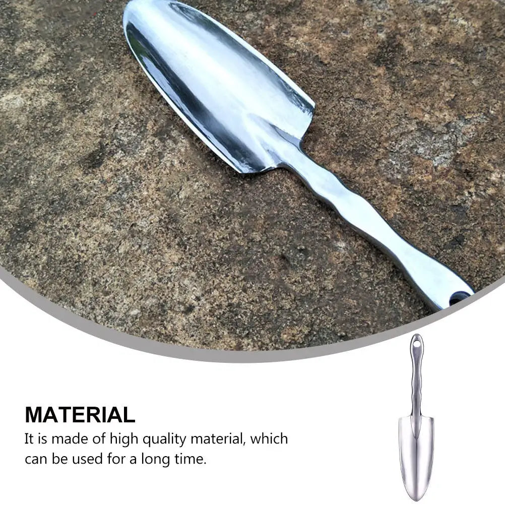 Multifunctional Gardening Shovel Aluminum Alloy Transplanting Tool for Soil Loosening Weeding Planting Bonsai Garden Spatula