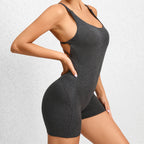 Padded Active Wear Gym Yoga Bodysuit Women Fitness Clothing Women Workout Female Sports Outfit Suits Exercise Jumpsuit
