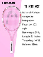 HEAD Carbon Composite Integration Tennis Racket For Beginners Men Women College Students Single Training Racquet
