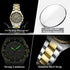 POEDAGAR Fashion Ladies Watch Top Elegant Week Date Woman Clock Quartz Stainless Steel Luminous Waterproof Women's Watches Reloj