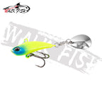 WALK FISH 7g 11g 15g 21g Spinner Bait Metal VIB Fishing Lure Rotating Tail Vibration Sequins Japan Wobbler Trolling Bait Pesca