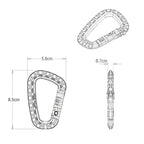 Tactical Carabiner Carabina Karabiner Clip Plastic Cadet Hiking Camping