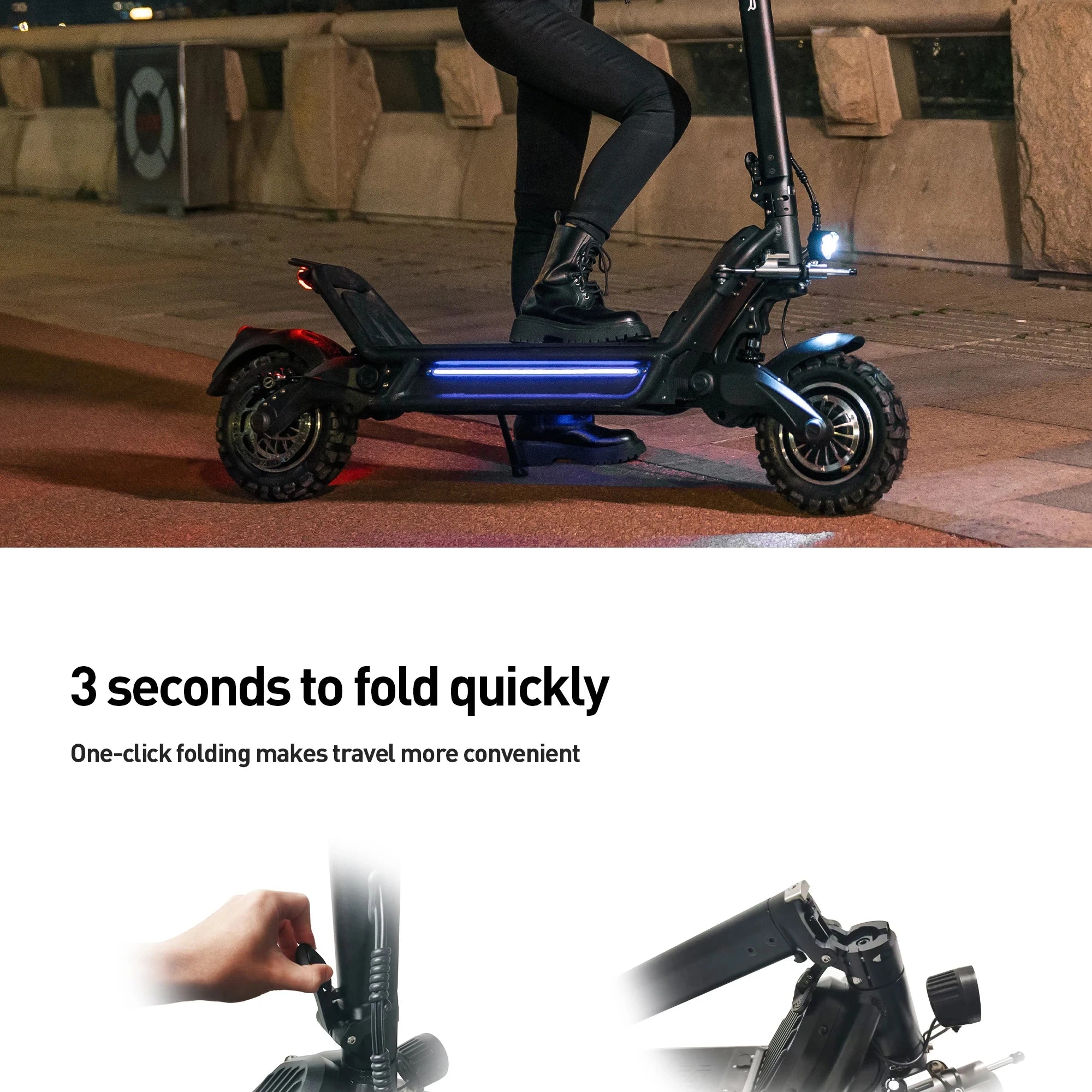JOYOR E6-S Adult Electric Scooter 3200W Motor 60V31.5AH Battery Off-road EScooters NFC Unlock Hydraulic Brake Foldable E-Scooter