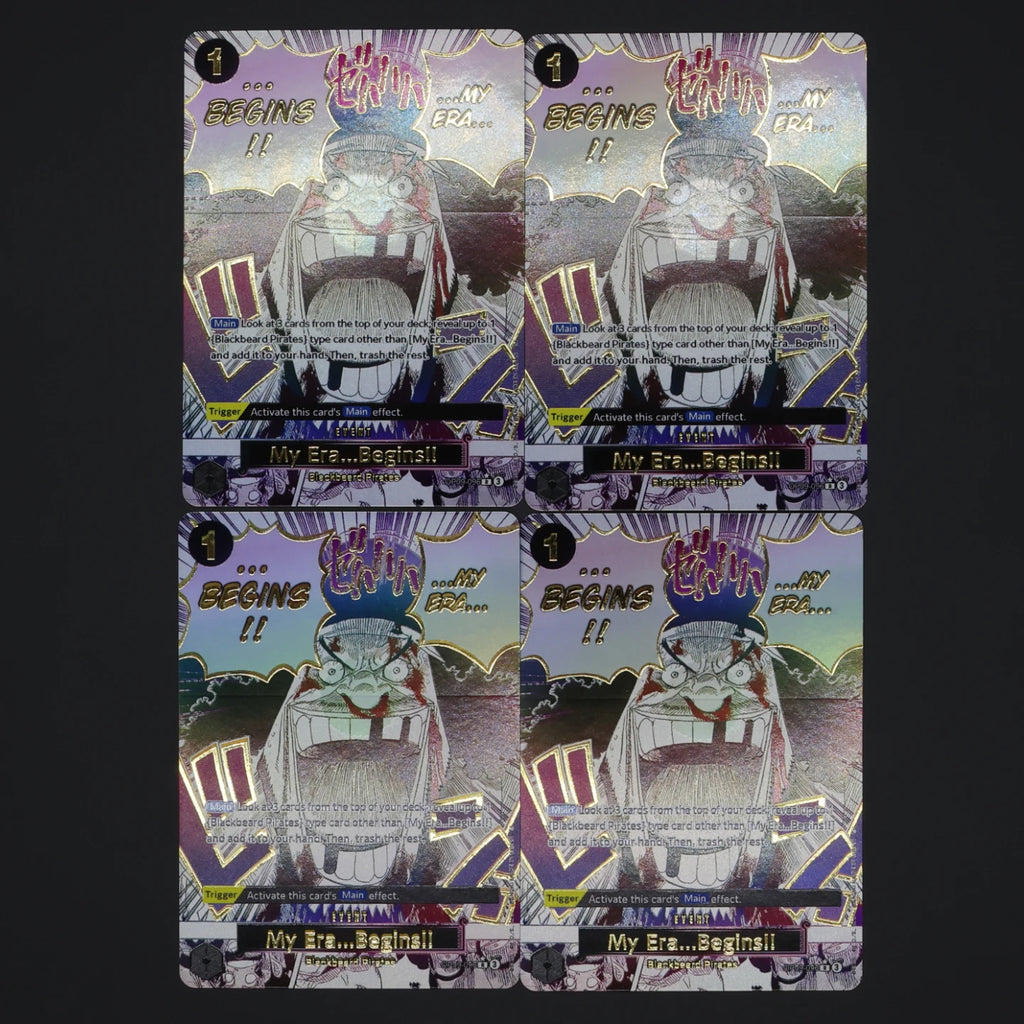 One Piece TCG OPCG English Manga Event Card Set Gear 2 DDM GGG Ground Death Frighten Me OP09 OP10 OP11 OP12 OP14 Gold Stamping