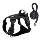 Anti Pull Dog Harness for Large Medium Dogs Reflective Escape Proof Tracker Chest Strap Breathable Adjustable Pet Supplies