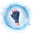 2x Swimming Hand Fins Flippers Finger Webbed Women Men Paddle Water Sport Gloves for Swimming Training Mittens