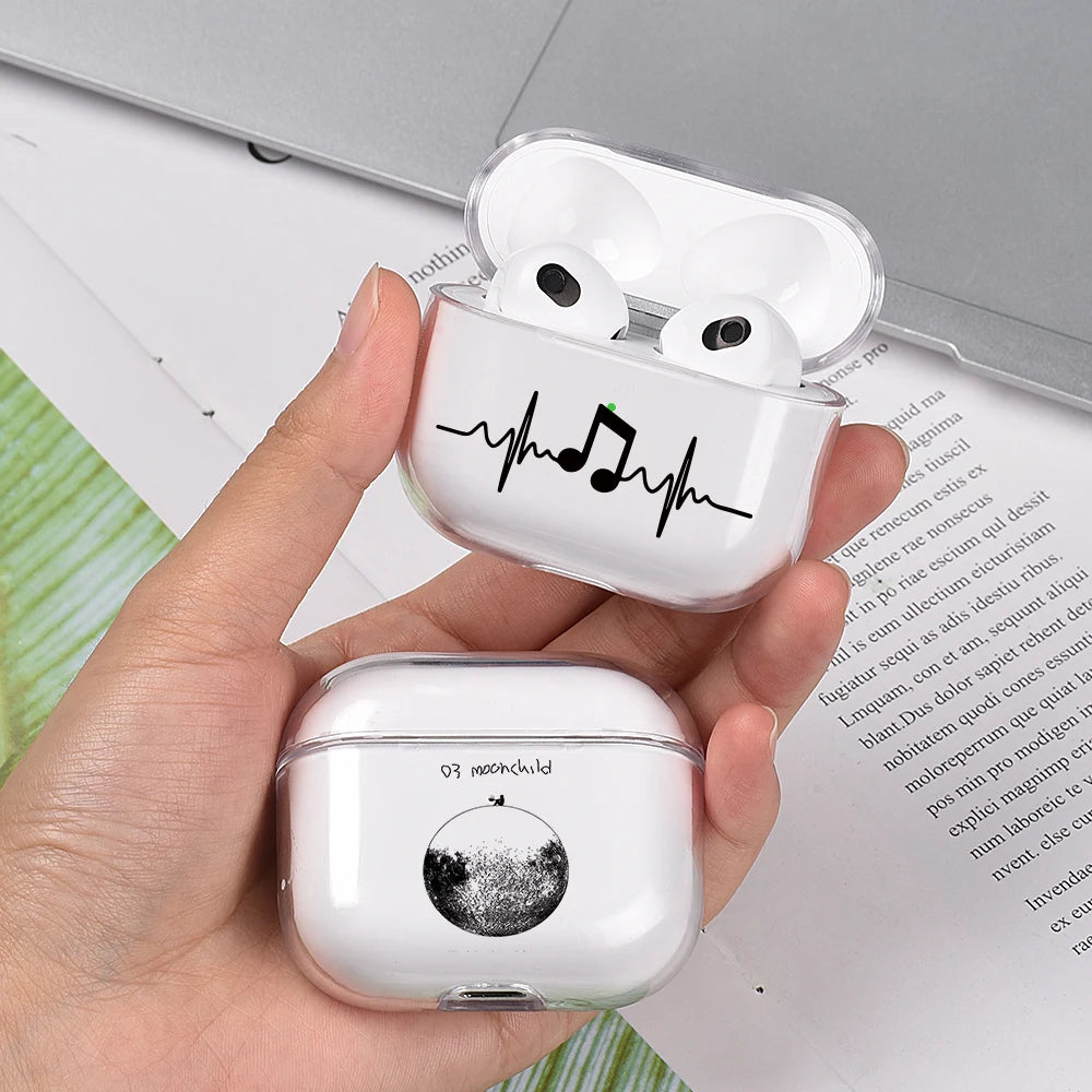 Hard Plastic Case for AirPods Pro 2 USB C Case for airpods 3 2 1 Case Transparent Cover for airpod pro 3 funda Air Pods 3 Coque Secondary image