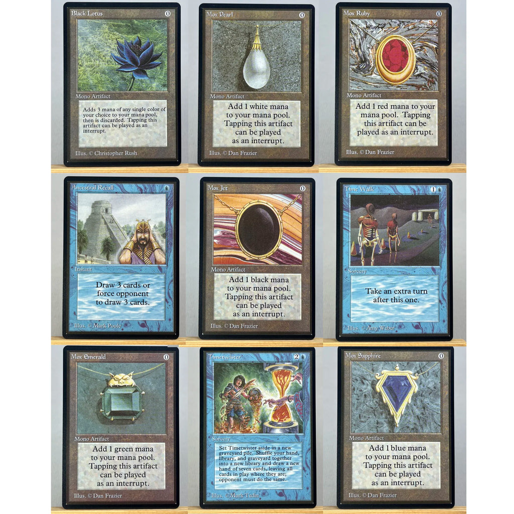 unlimited Revised MIX2/002 Tcg dual lands unlimited proxy magical cards tundra scrubland home play Revised underground gathering