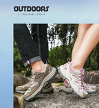 2025 Hiking Shoes Men Women Mesh Sneakers Breathable Fashion Mountain Shoes Boy Spring Autumn Summer Work Shoes Outdoor Trekking