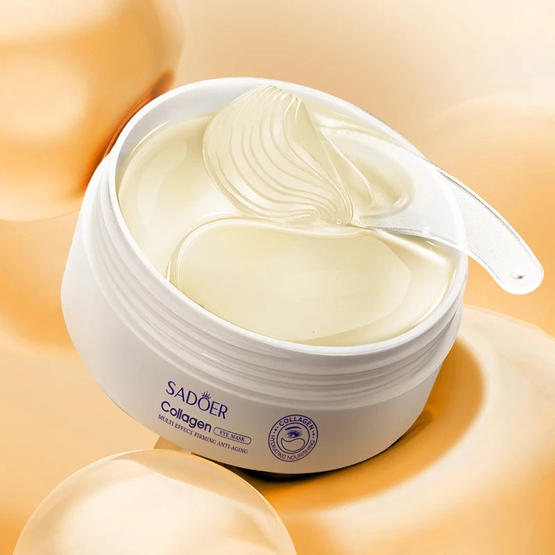 Collagen eye mask, deep moisturizing, firming the skin around the eyes, eye care, anti-aging skincare, making the skin younger