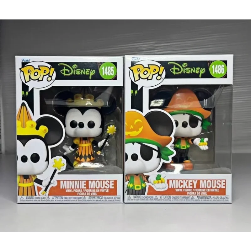 Funko Pop Original Disney Mickey Mouse Halloween Limited Edition Vinyl Anime Figure Figurine Doll Model Toy Gift