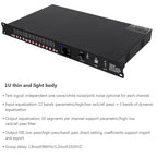 DP48X Professional Digital Audio Processor 4Input 8Output  Drive Rack Procesador With RIR DEQ 192KHZ Speaker Management System